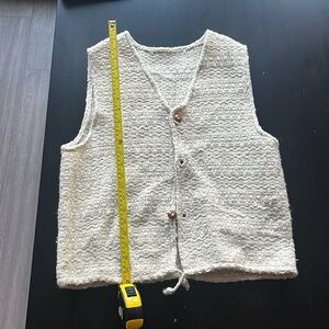 Crochet vest large